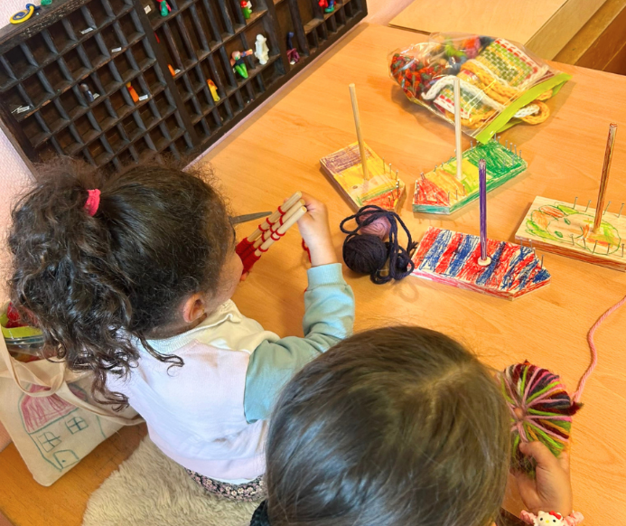 Vrije School Leidsche Rijn - kleuterklas bootje maken